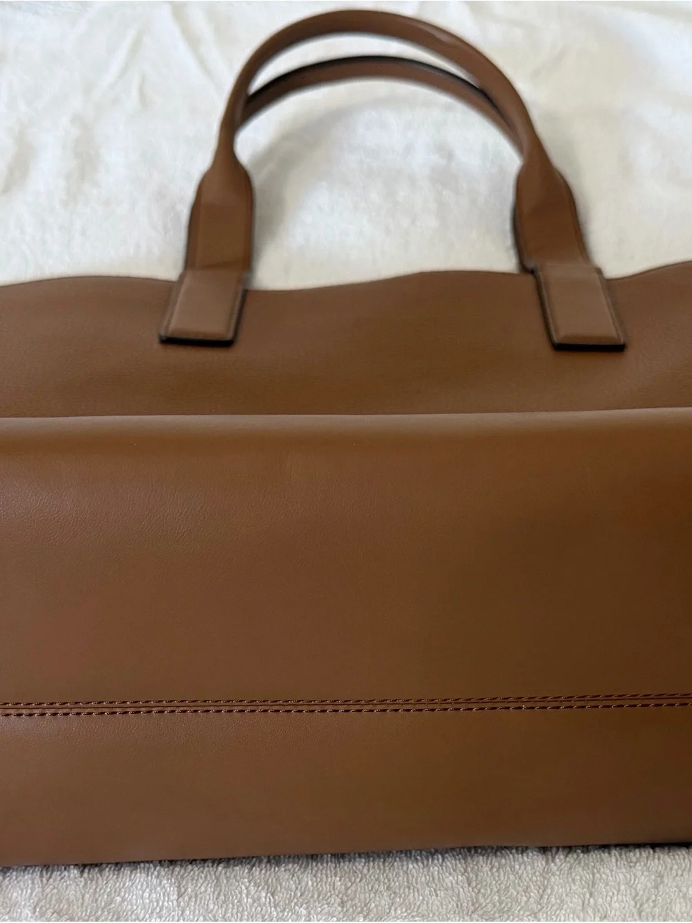Michael Kors Cooper Logo Embossed Pebbled Leather Tote Bag NWOT